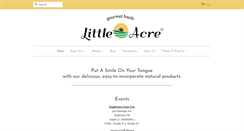 Desktop Screenshot of littleacregourmet.com